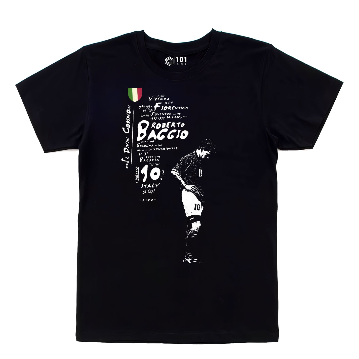 Roberto Baggio T-Shirt Jersey Shirt Kit Top