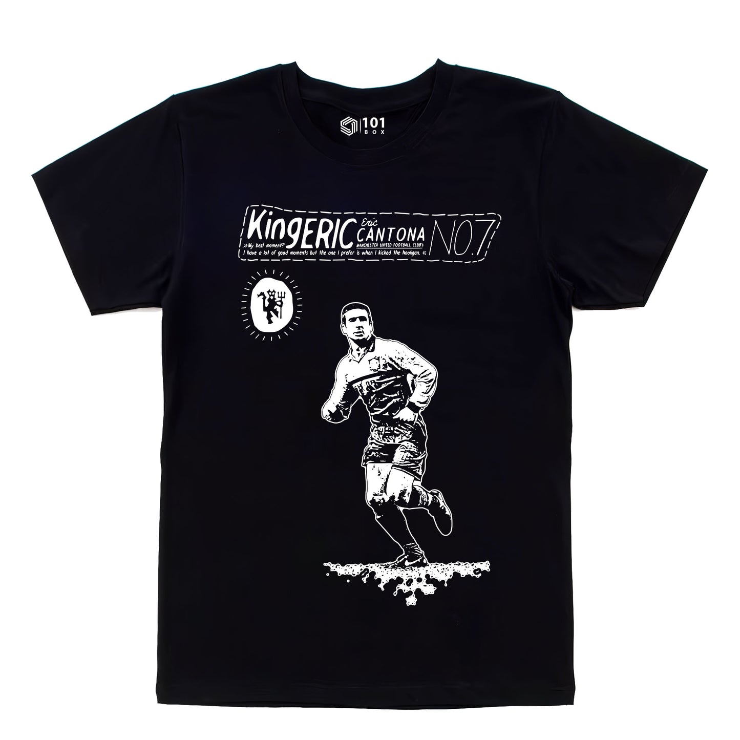 Eric Cantona T-Shirt Jersey Shirt Kit Top