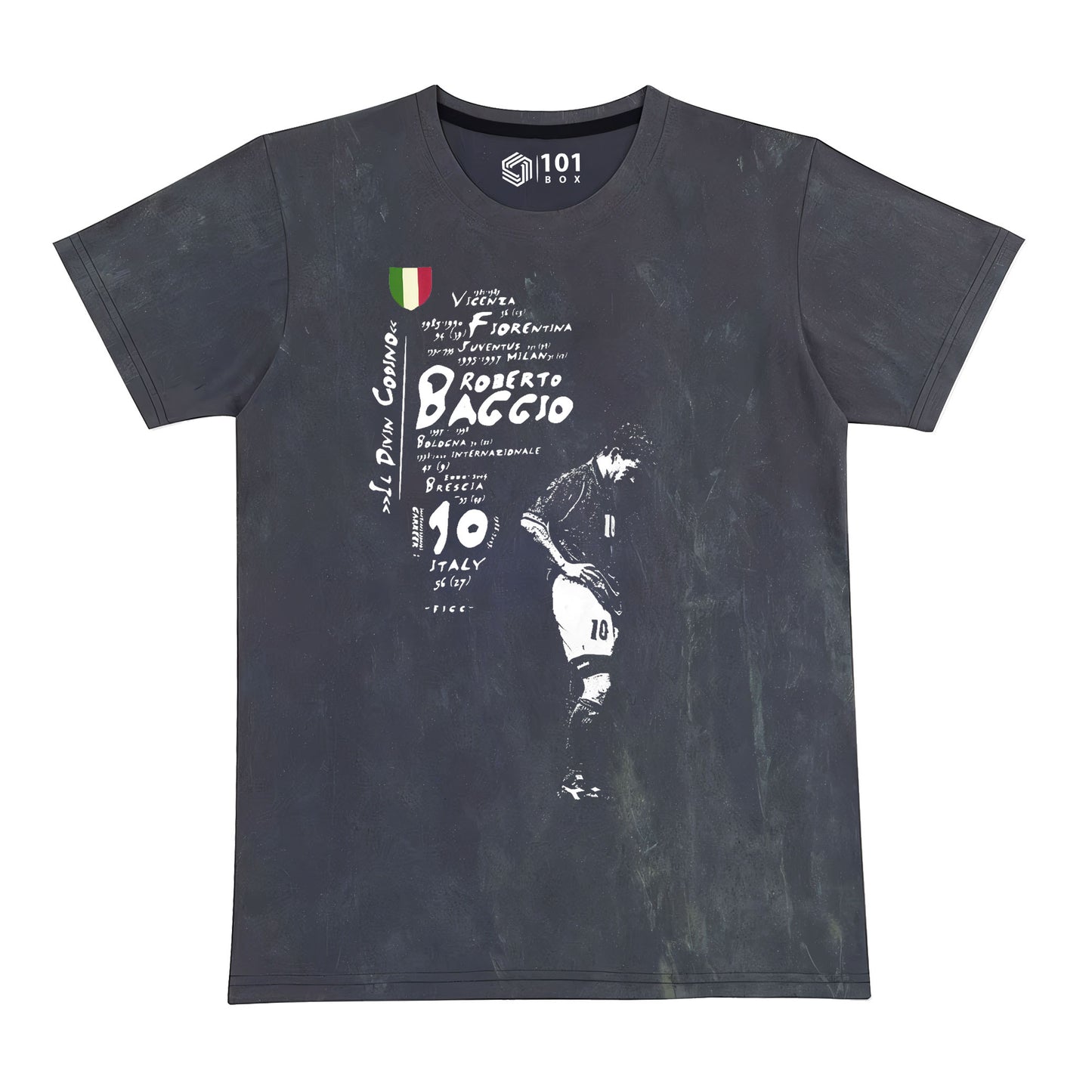 Roberto Baggio T-Shirt Jersey Shirt Kit Top
