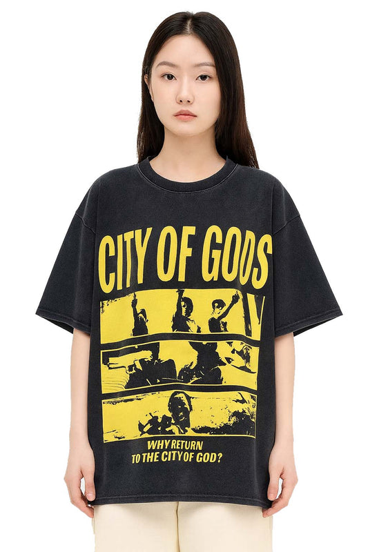 City Of Gods T-Shirt - XXXL Print