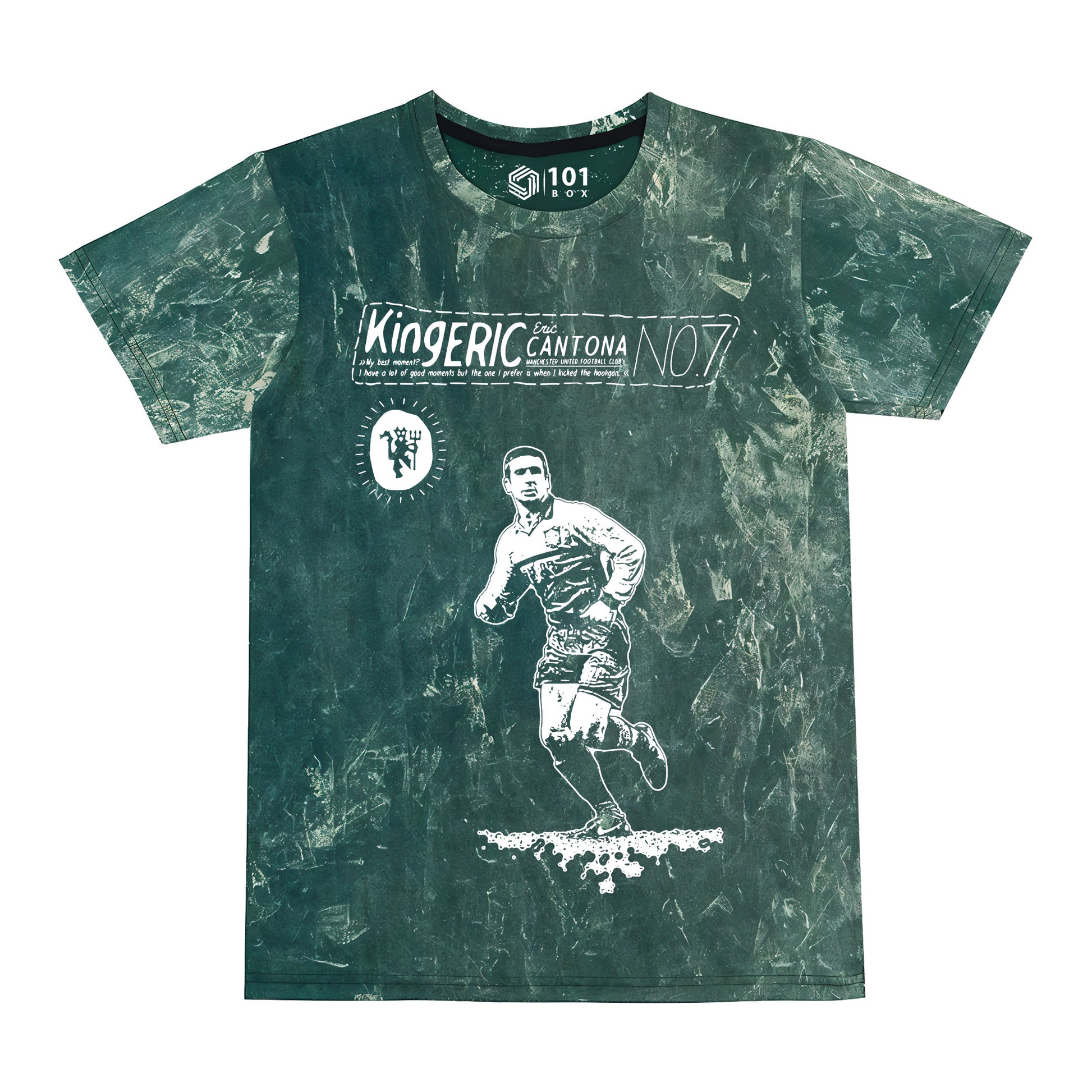 Eric Cantona T-Shirt Jersey Shirt Kit Top