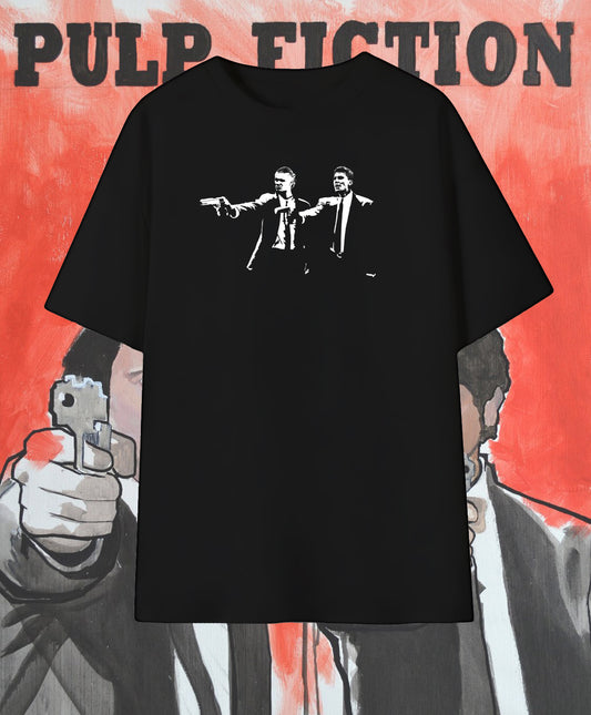 Manchester City "Pulp Fiction" Parody T-Shirt - Choose Your Players!!