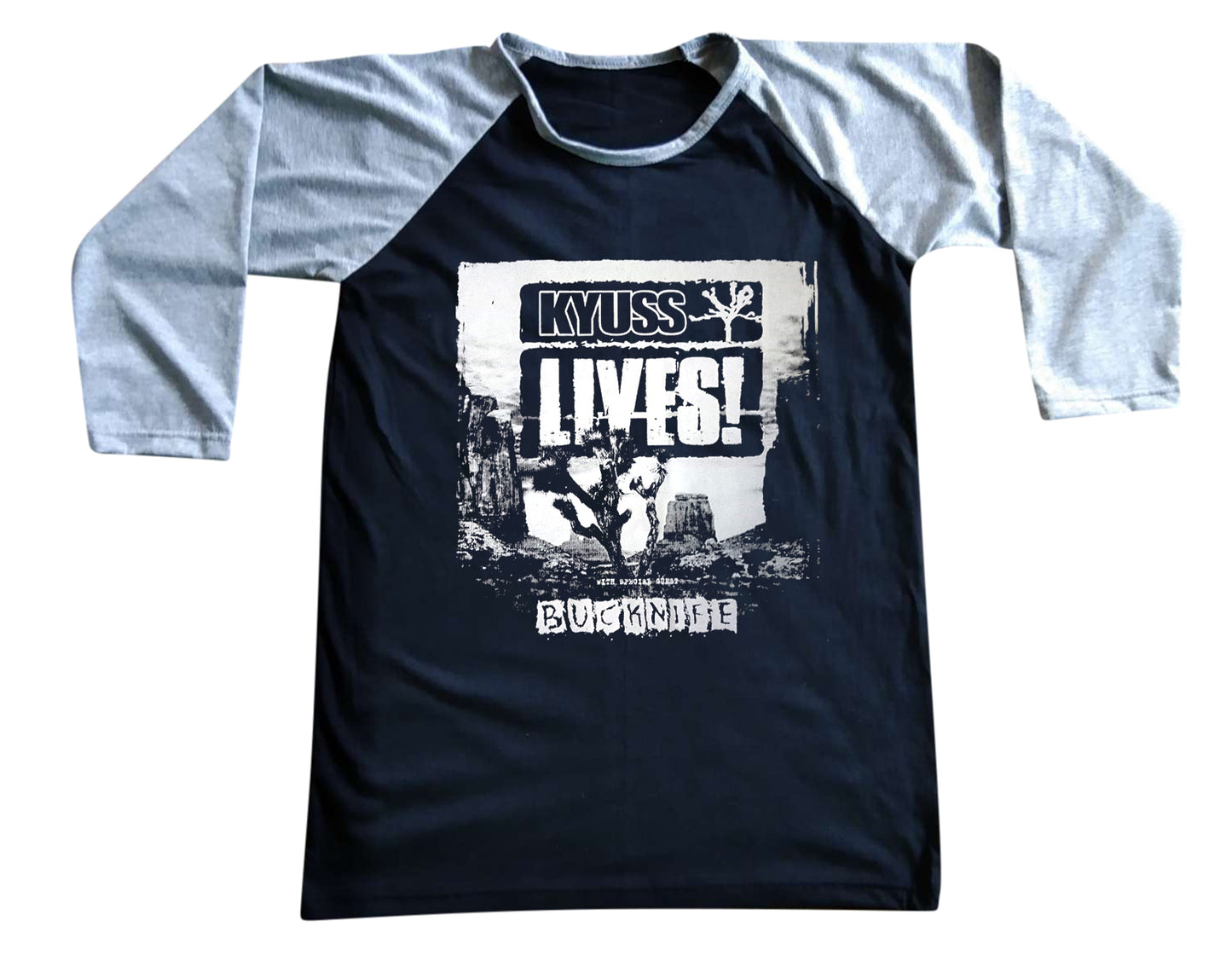 Unisex Kyuss Raglan 3/4 Sleeve Baseball T-Shirt