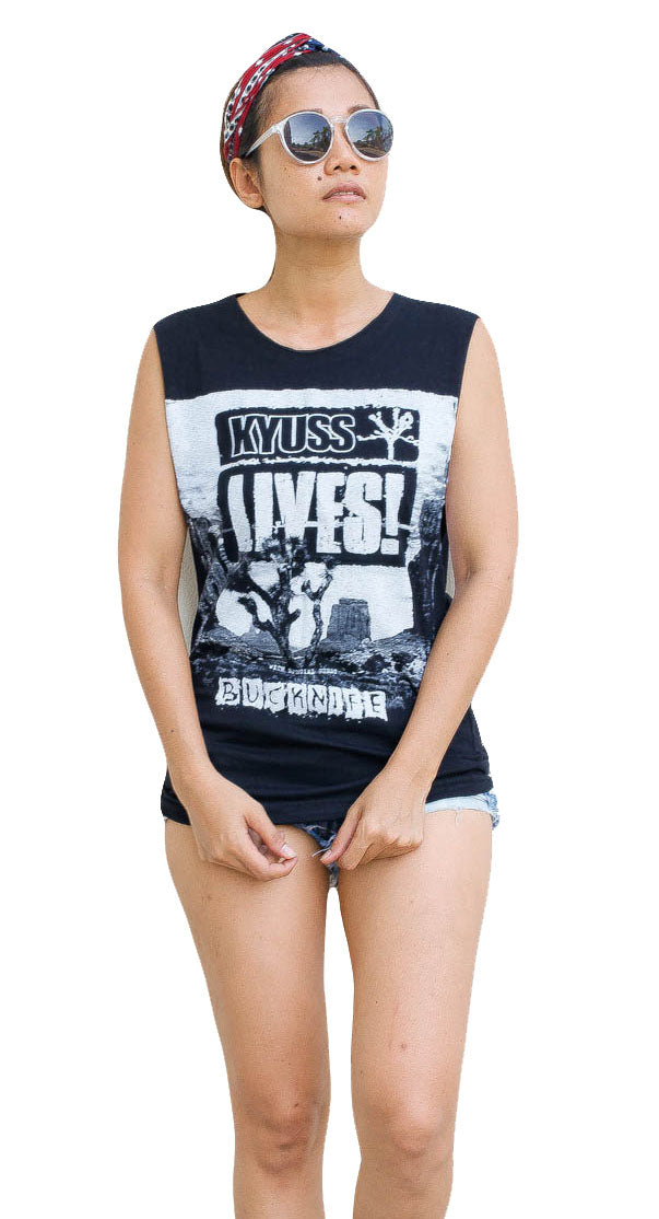 Ladies Kyuss Vest Tank-Top Singlet Sleeveless T-Shirt