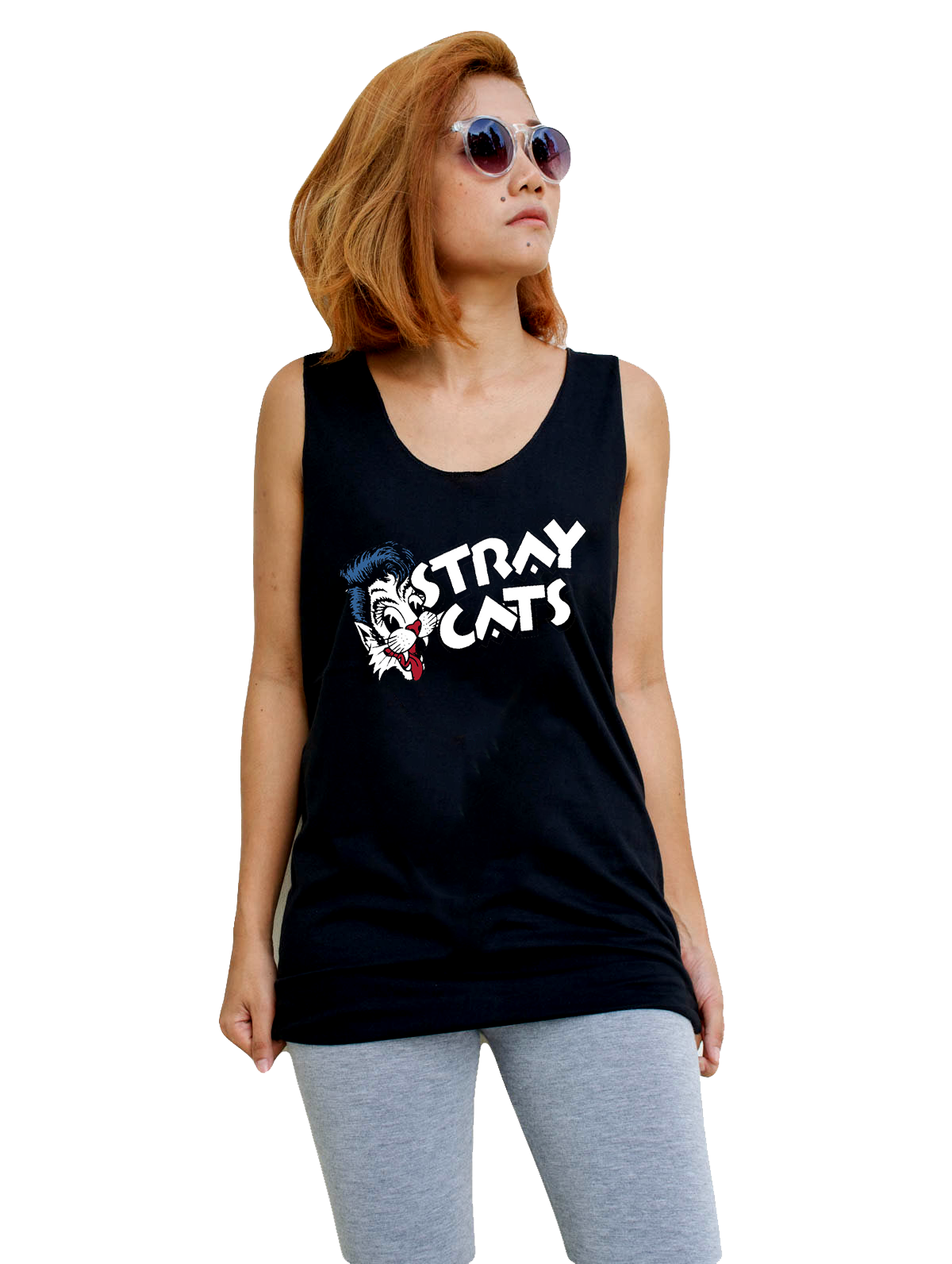 Unisex The Stray Cats Tank-Top Singlet vest Sleeveless T-shirt