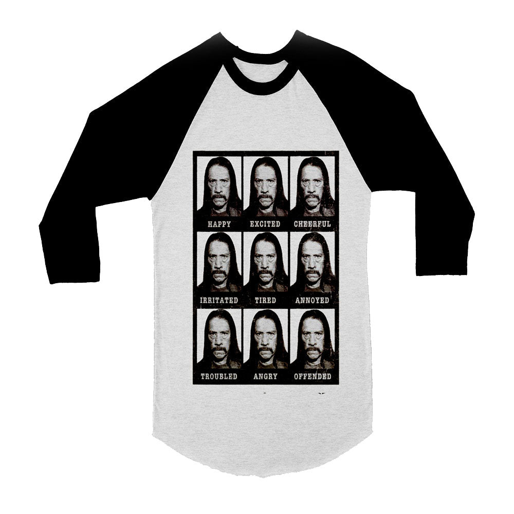 Unisex Danny Trejo 3/4 Sleeve Baseball T-Shirt