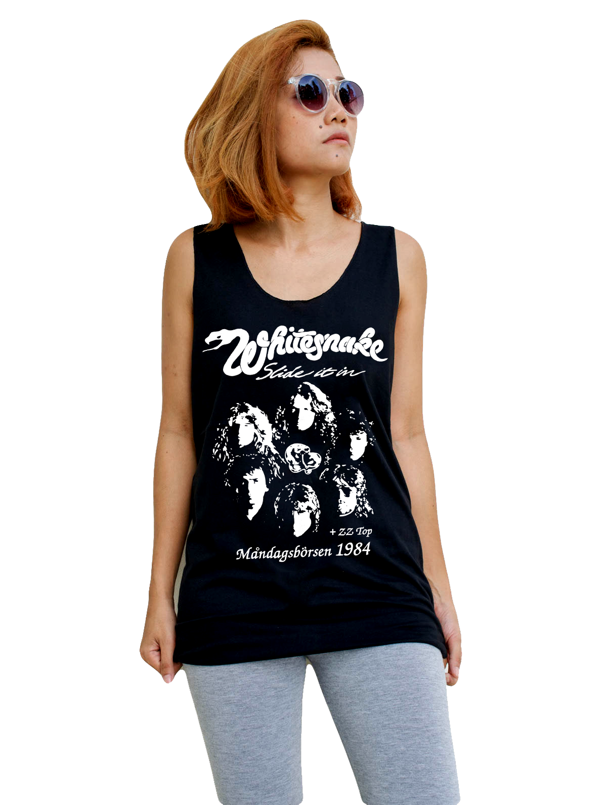 Unisex Whitesnake Tank-Top Singlet vest Sleeveless T-shirt