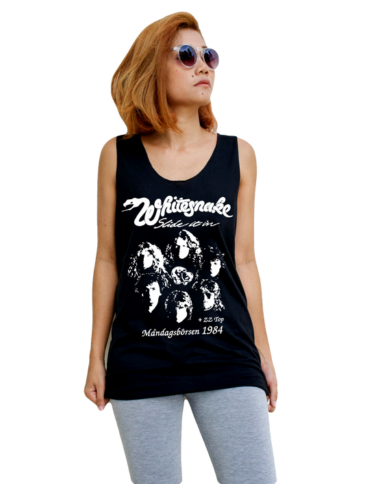 Unisex Whitesnake Tank-Top Singlet vest Sleeveless T-shirt