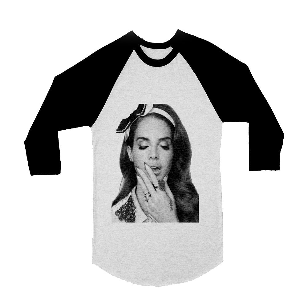 Unisex Lana Del Rey 3/4 Sleeve Baseball T-Shirt
