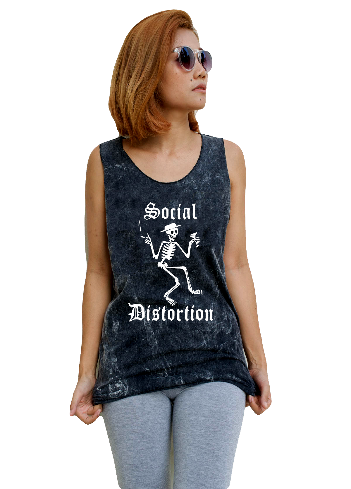Unisex Social Distortion Tank-Top Singlet vest Sleeveless T-shirt