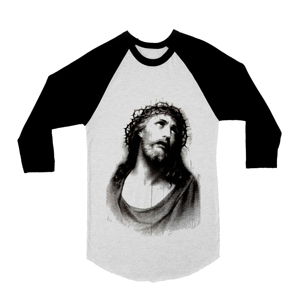 Unisex Jesus Christ Axl Rose 3/4 Sleeve Baseball T-Shirt