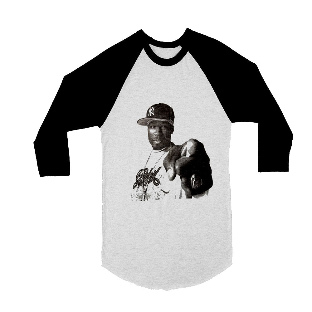 Unisex 50 Cent 3/4 Sleeve Baseball T-Shirt