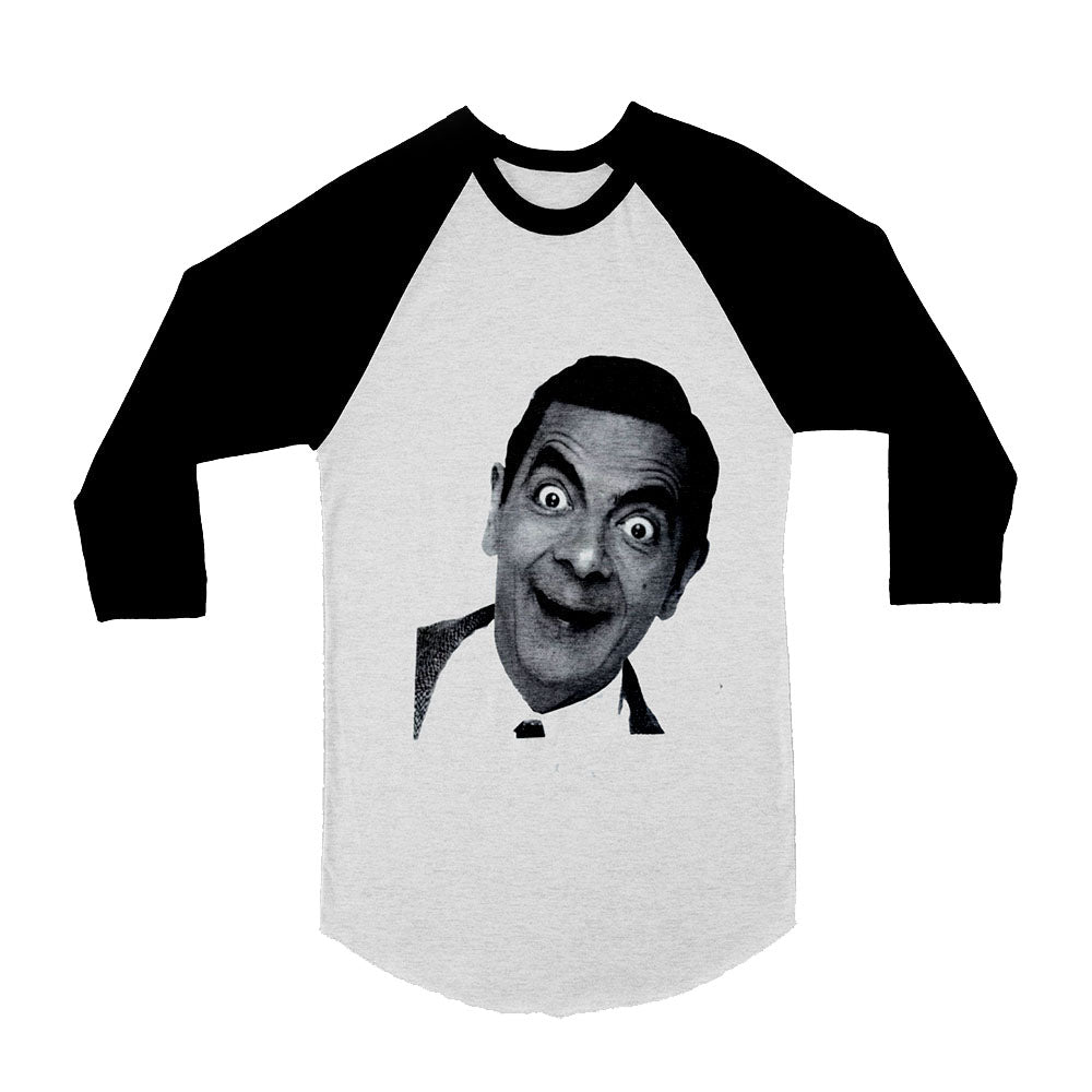 Unisex Mr Bean Rowan Atkinson 3/4 Sleeve Baseball T-Shirt