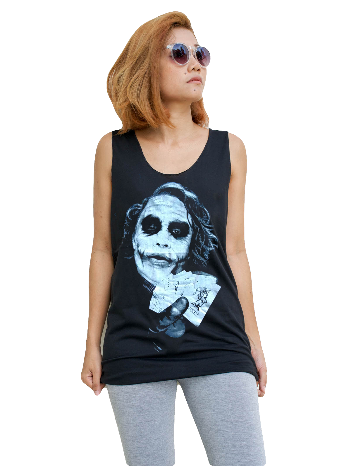 Unisex The Joker Heath Ledger Tank-Top Singlet vest Sleeveless T-shirt