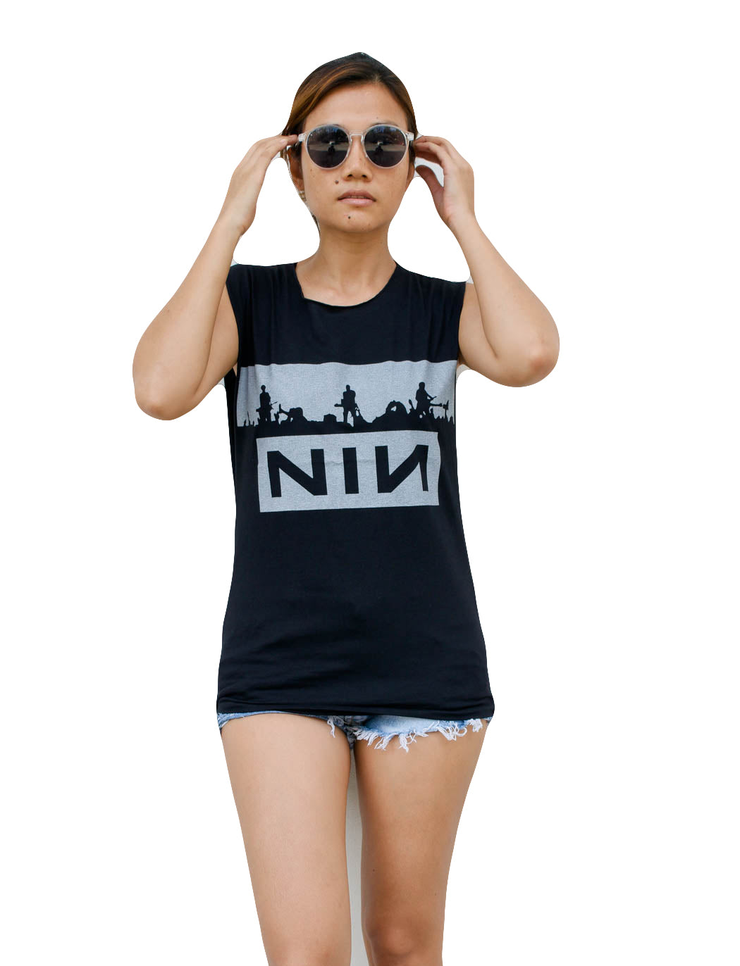 Ladies Nine Inch Nails Vest Tank-Top Singlet Sleeveless T-Shirt