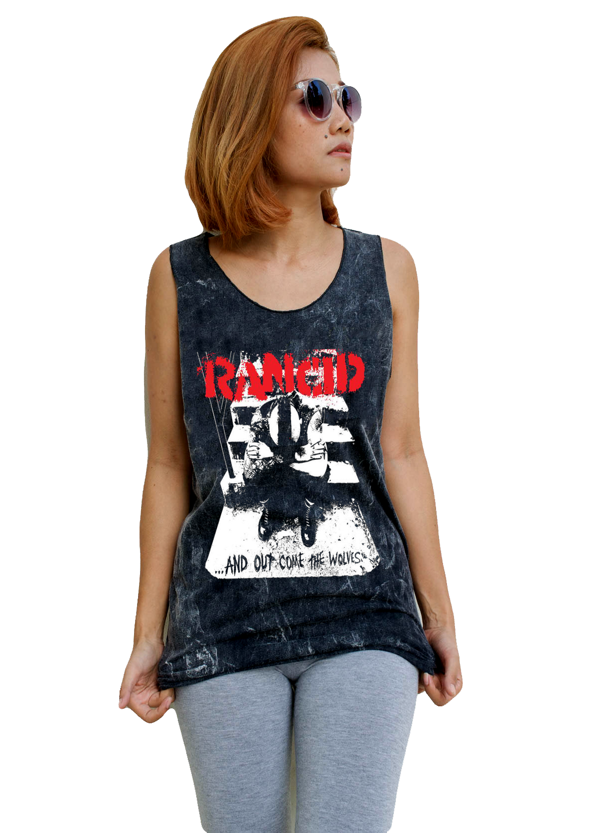 Unisex Rancid Tank-Top Singlet vest Sleeveless T-shirt