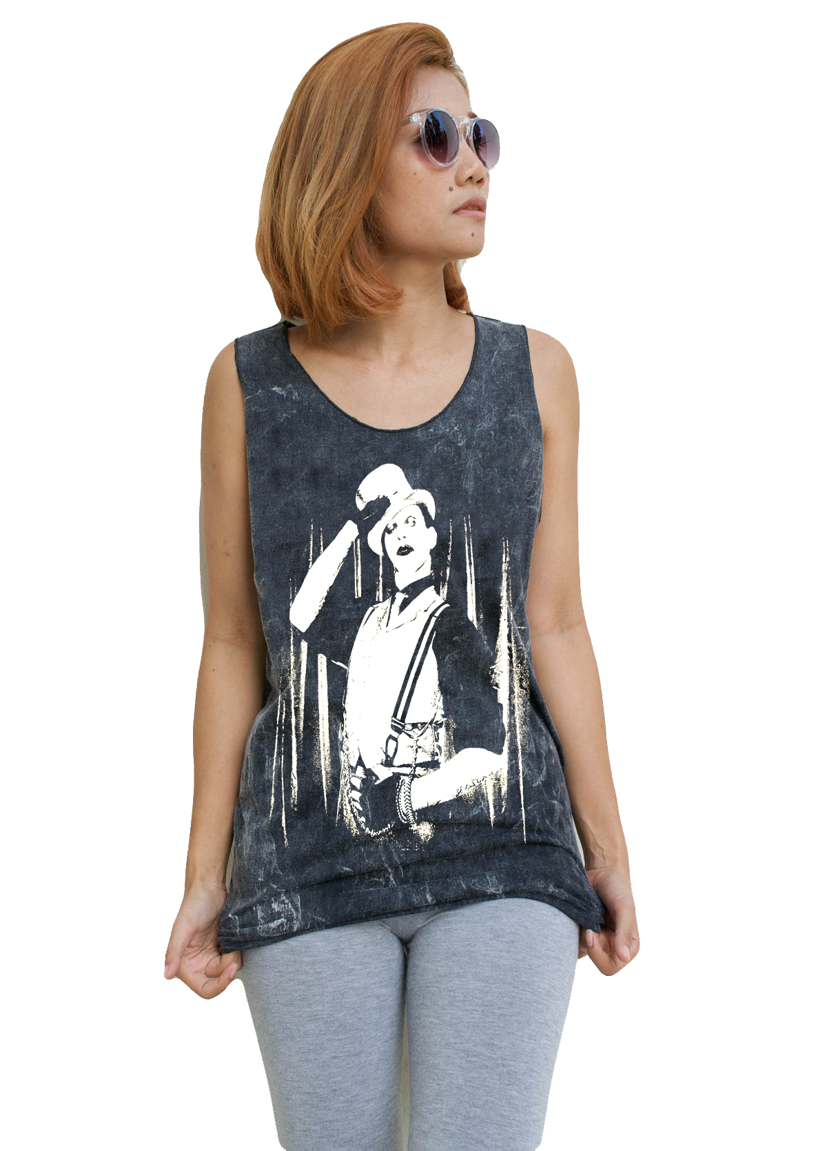 Unisex Marilyn Manson Tank-Top Singlet vest Sleeveless T-shirt