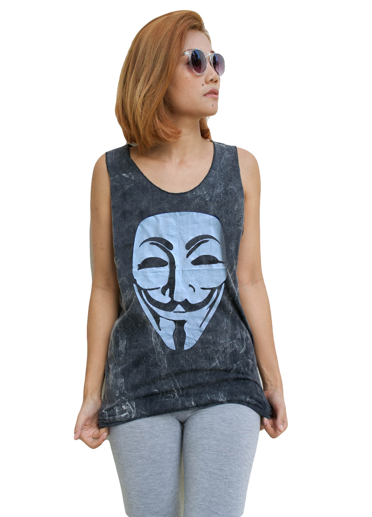 Unisex V For Vendetta Tank-Top Singlet vest Sleeveless T-shirt