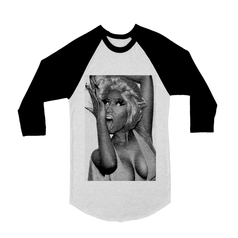 Unisex Nicki Minaj 3/4 Sleeve Baseball T-Shirt