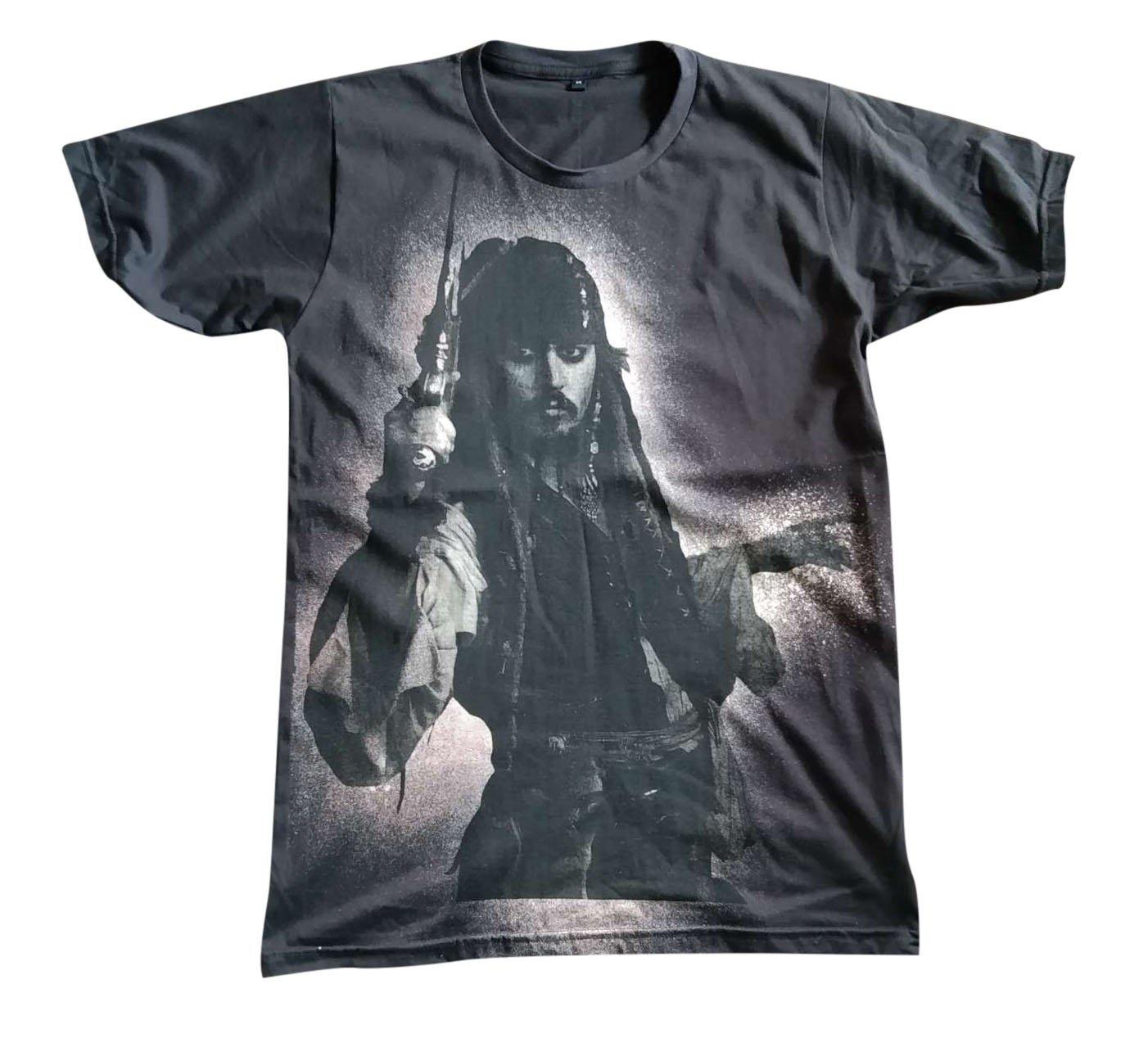 Jack Sparrow Johnny Depp Short Sleeve T-Shirt - 101Box