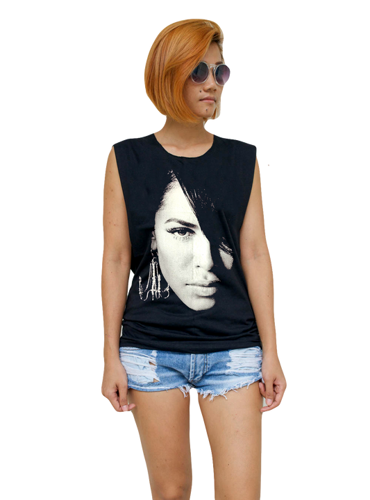 Ladies Aaliyah Vest Tank-Top Singlet Sleeveless T-Shirt
