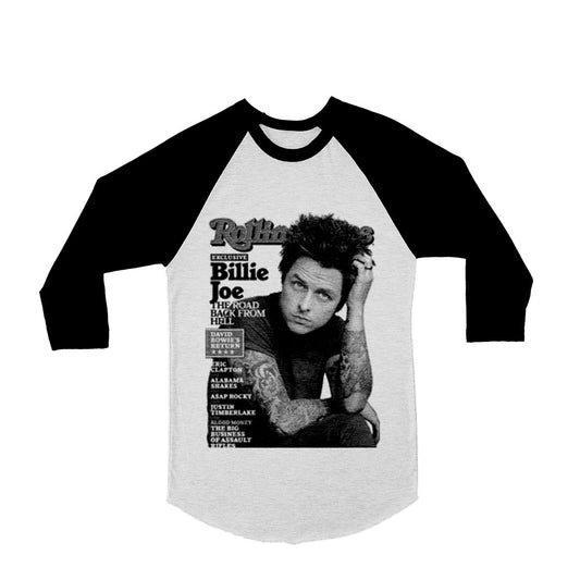 Unisex Billie Joe Armstrong Green Day 3/4 Sleeve Baseball T-Shirt