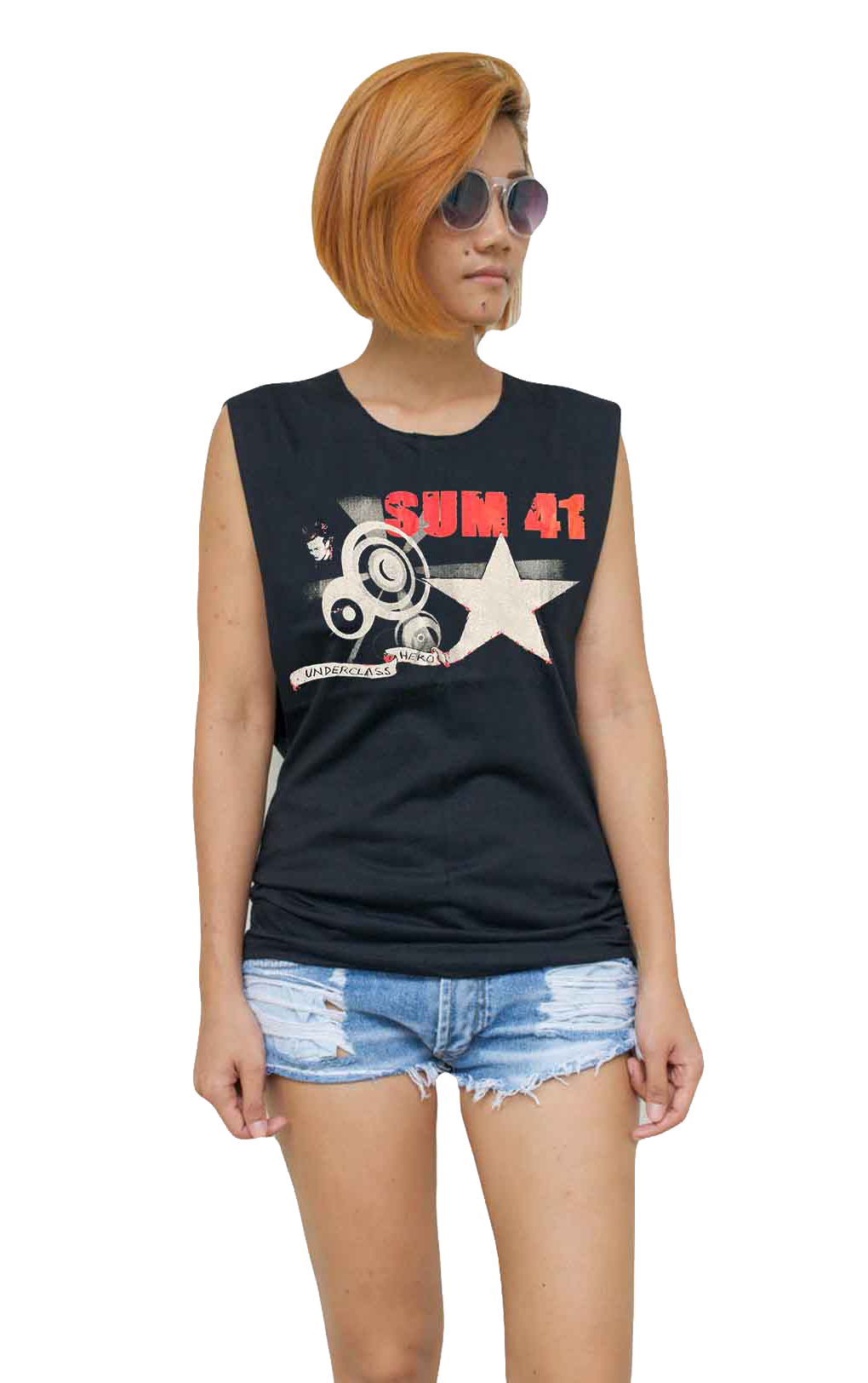 Ladies Sum 41 Vest Tank-Top Singlet Sleeveless T-Shirt