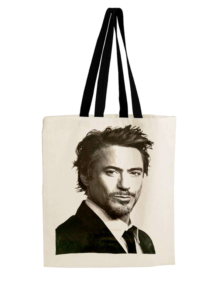 Robert Downey Jr Iron Man Tote Bag