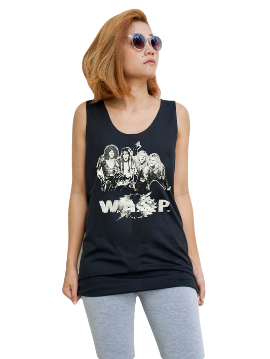Unisex WASP Tank-Top Singlet vest Sleeveless T-shirt