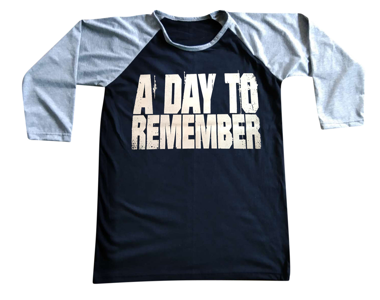 Unisex A Day To Remember Raglan 3/4 Sleeve Baseball T-Shirt
