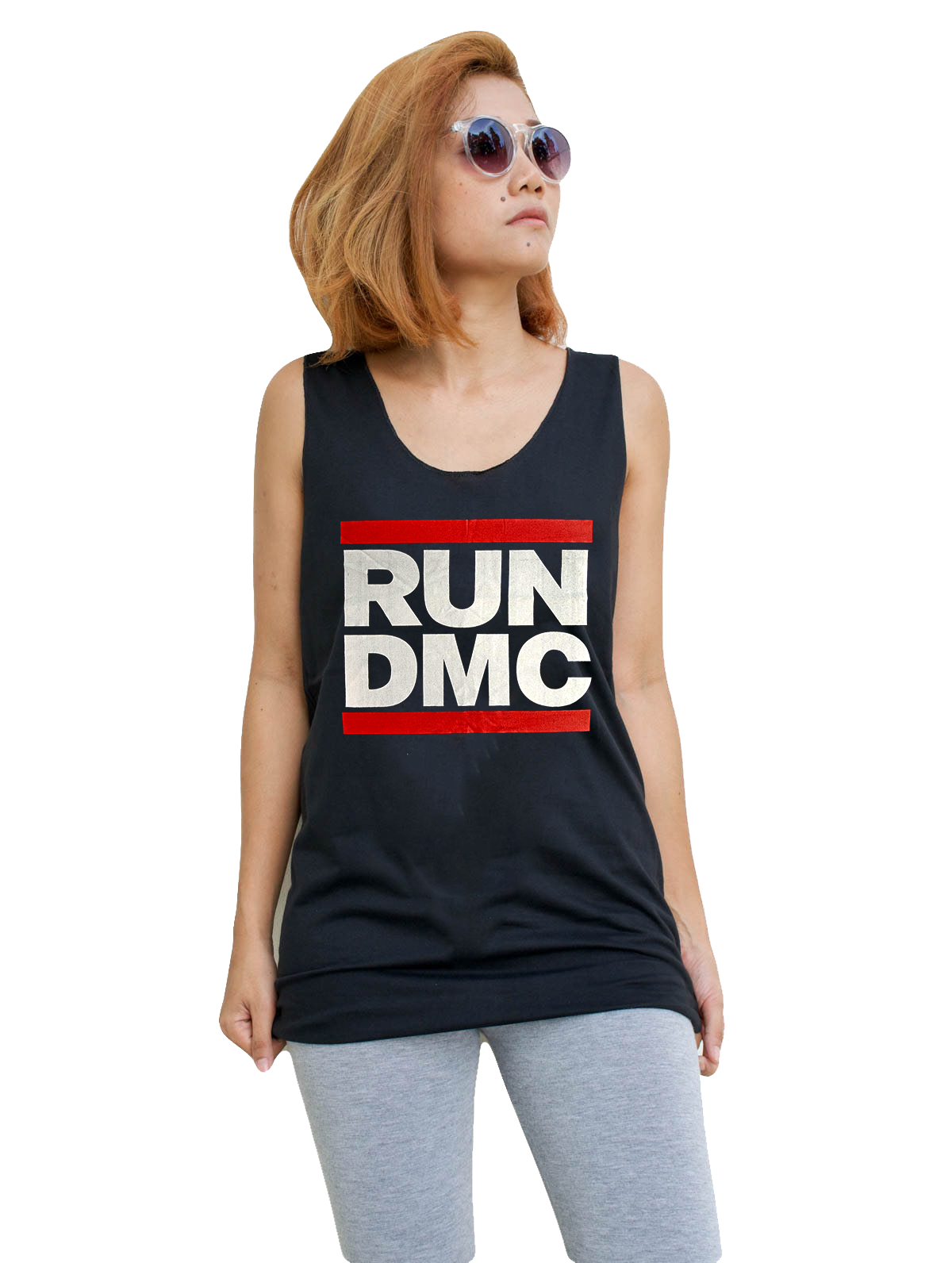 Unisex RUN DMC Tank-Top Singlet vest Sleeveless T-shirt