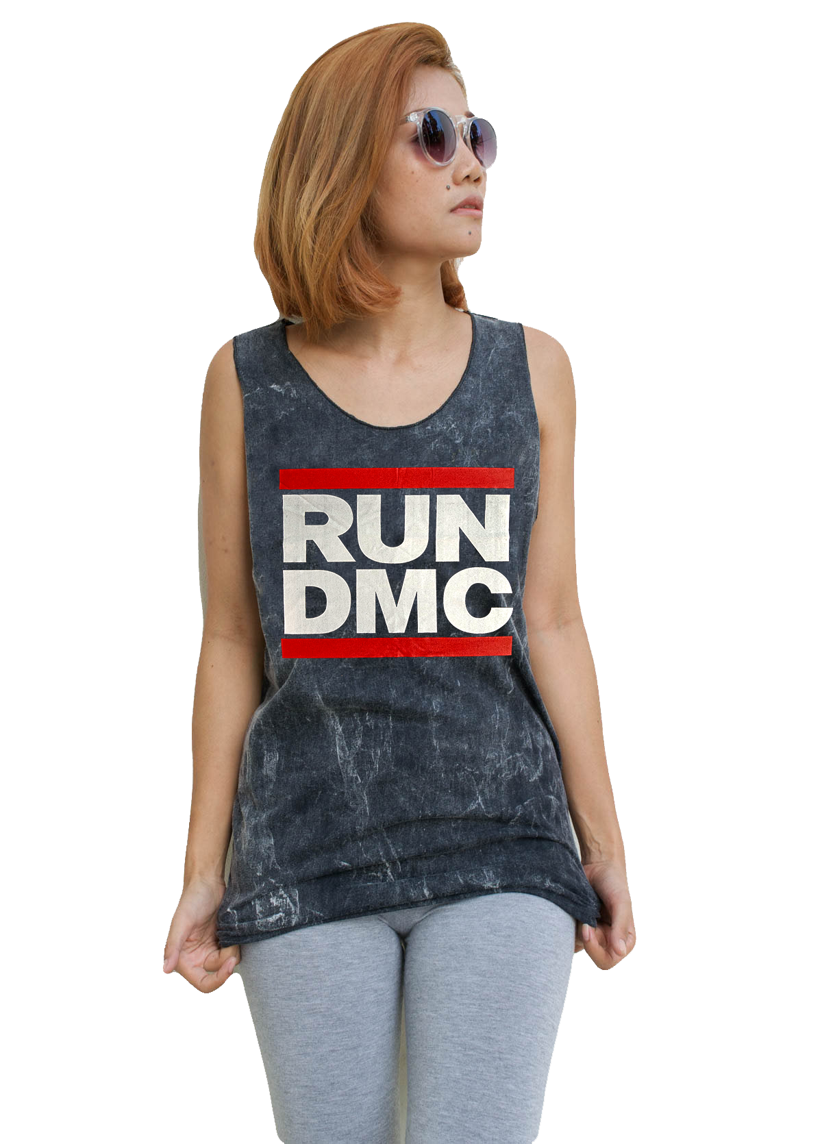 Unisex RUN DMC Tank-Top Singlet vest Sleeveless T-shirt