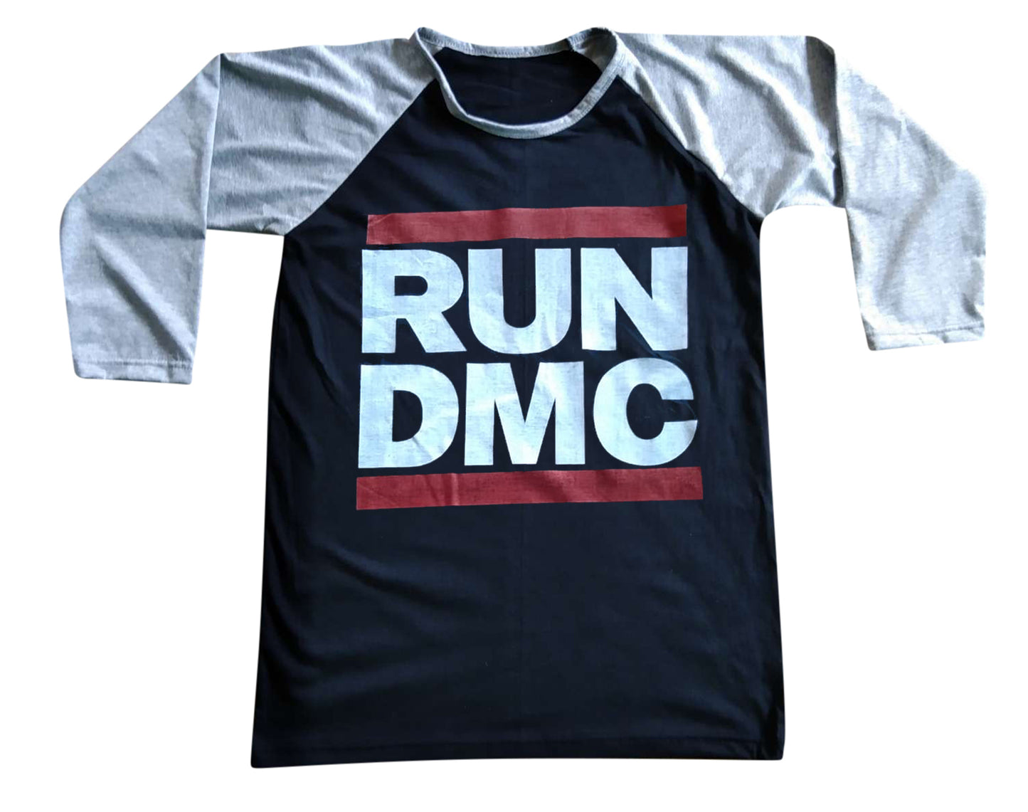 Unisex RUN DMC Raglan 3/4 Sleeve Baseball T-Shirt