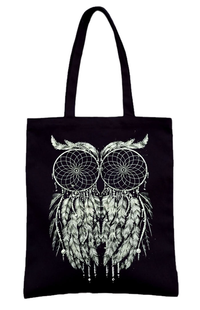 Owl Dreamcatcher Tote Bag