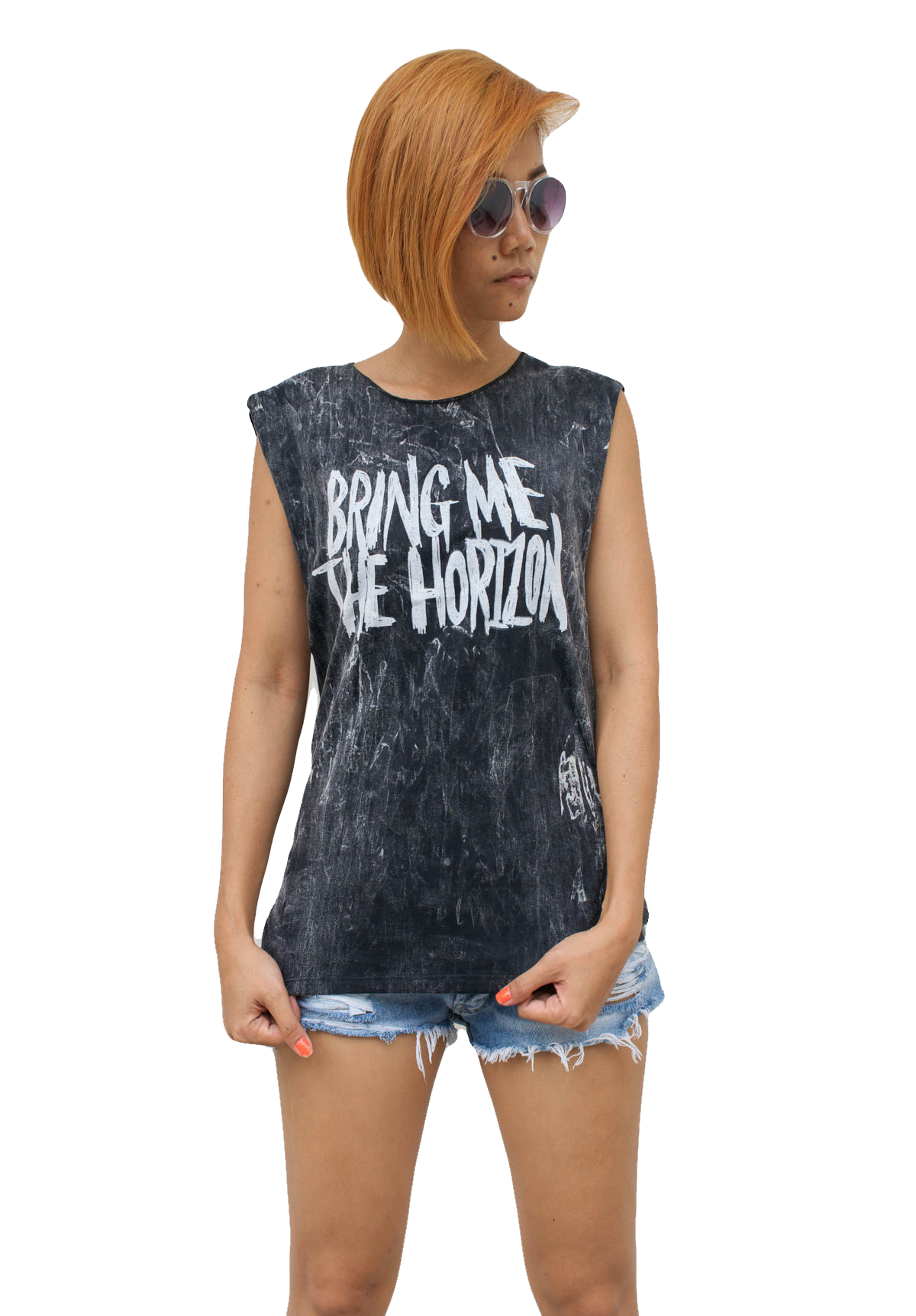 Ladies Bring Me The Horizon Vest Tank-Top Singlet Sleeveless T-Shirt