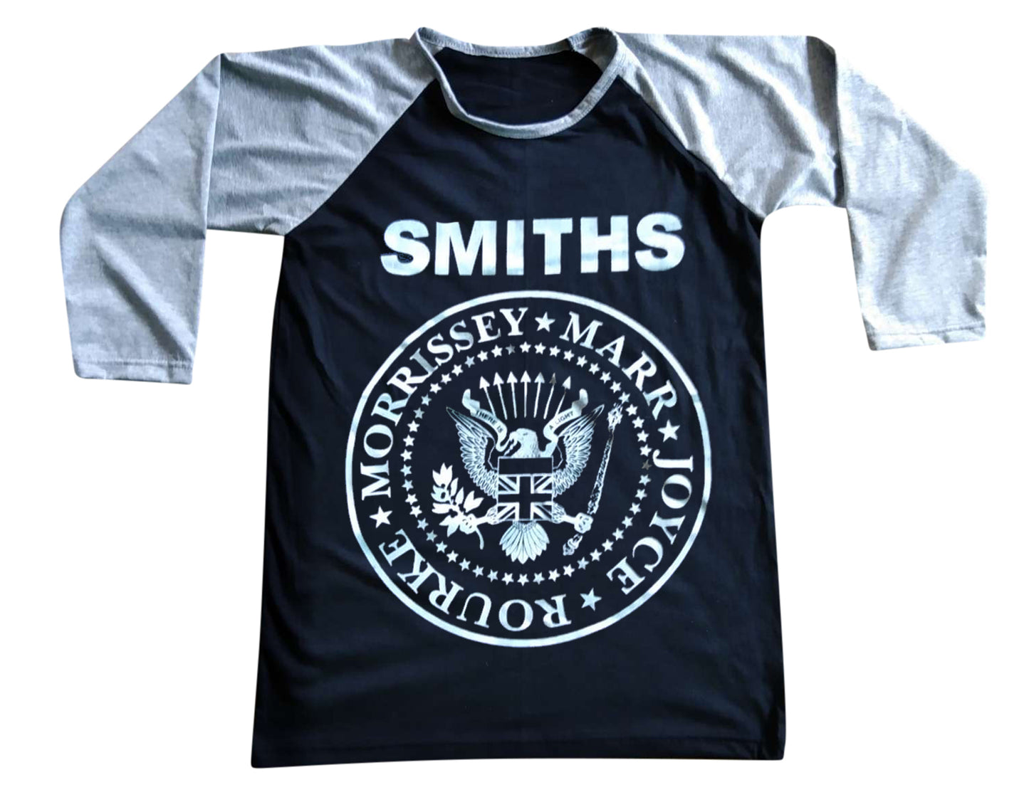 Unisex The Smiths Parody Raglan 3/4 Sleeve Baseball T-Shirt