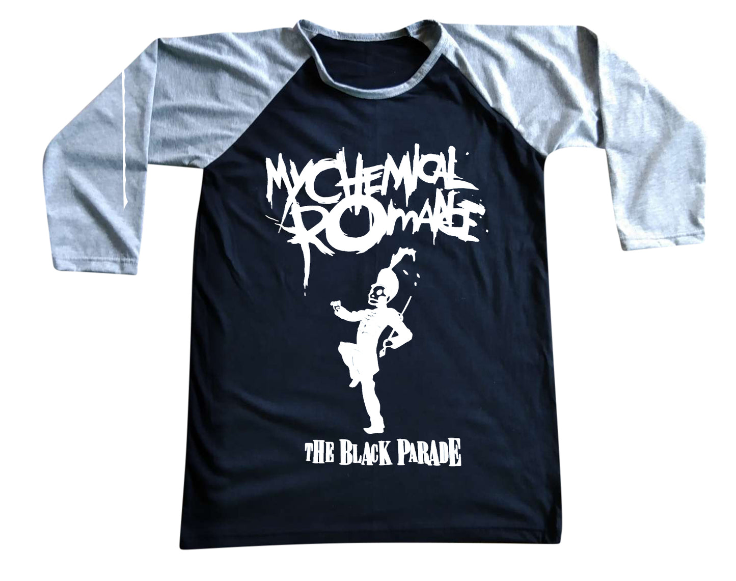 Unisex My Chemical Romance Raglan 3/4 Sleeve Baseball T-Shirt