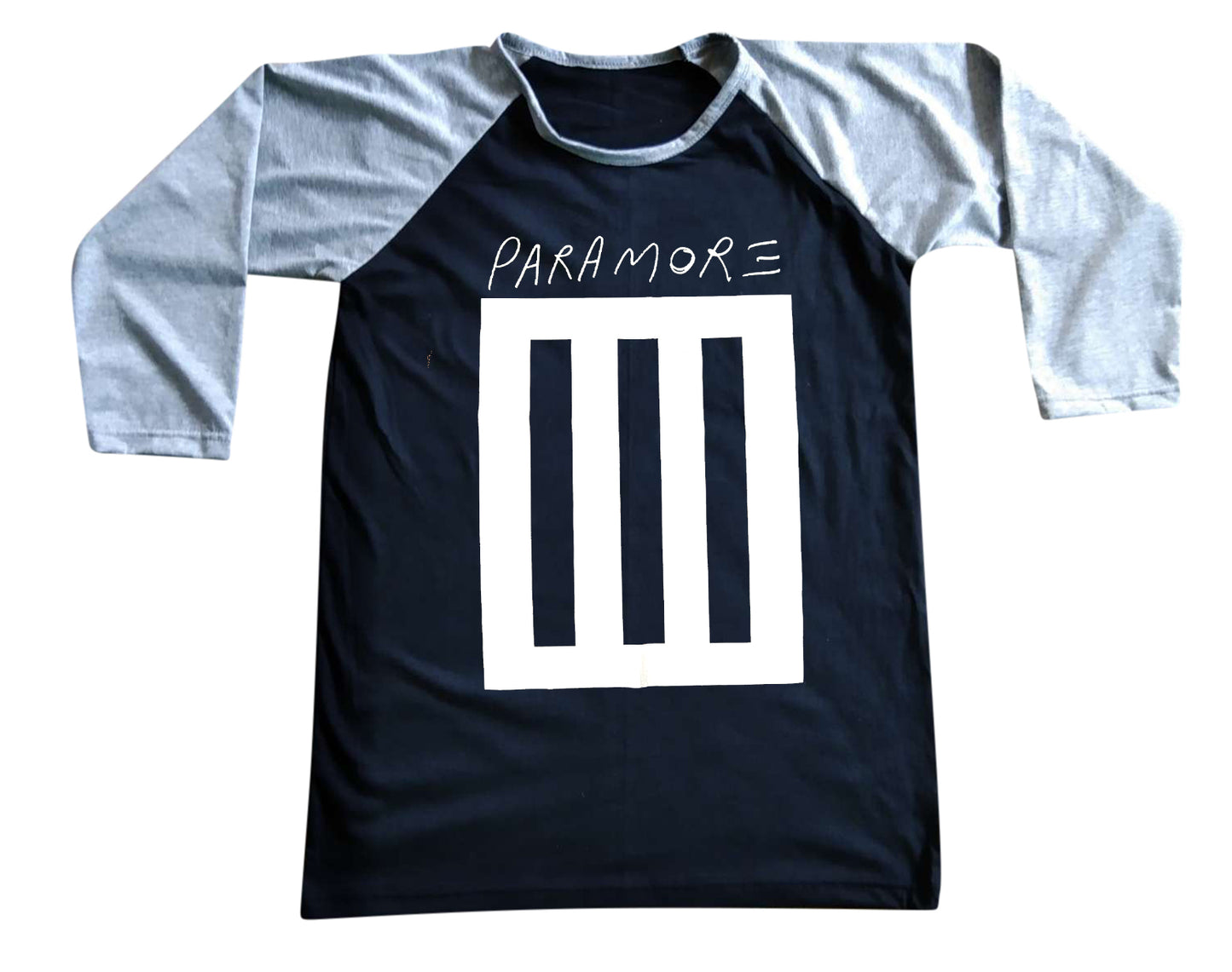 Unisex Paramore Raglan 3/4 Sleeve Baseball T-Shirt