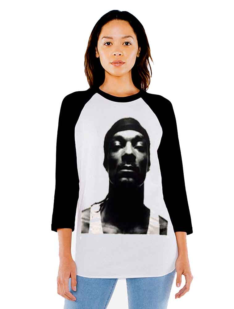 Unisex Snoop Dogg 3/4 Sleeve Baseball T-Shirt