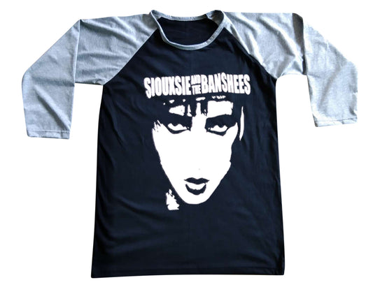 Unisex Siouxsie And The Banshees Raglan 3/4 Sleeve Baseball T-Shirt