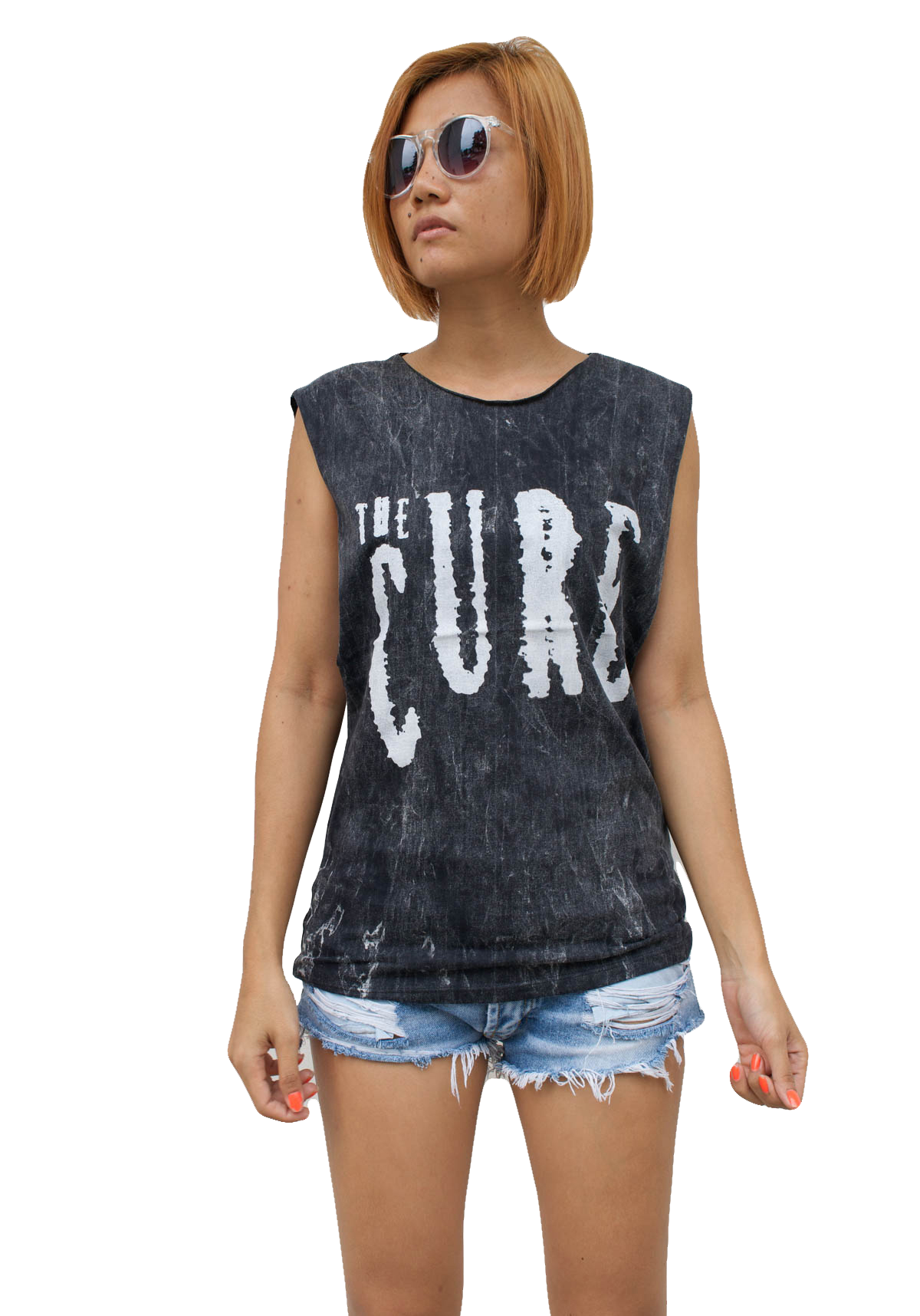 Ladies The Cure Vest Tank-Top Singlet Sleeveless T-Shirt