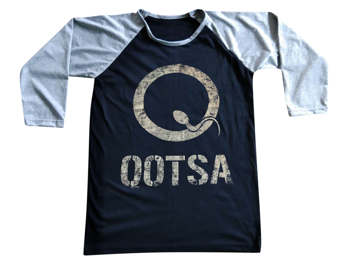 Unisex Queens Of The Stone Age QOTSA Raglan 3/4 Sleeve Baseball T-Shirt