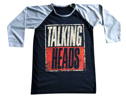 Unisex Talking Heads Raglan 3/4 Sleeve Baseball T-Shirt