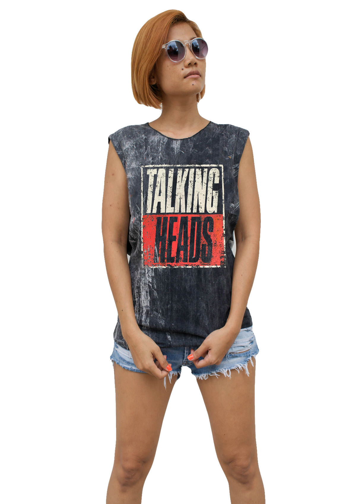 Ladies Talking Heads Vest Tank-Top Singlet Sleeveless T-Shirt