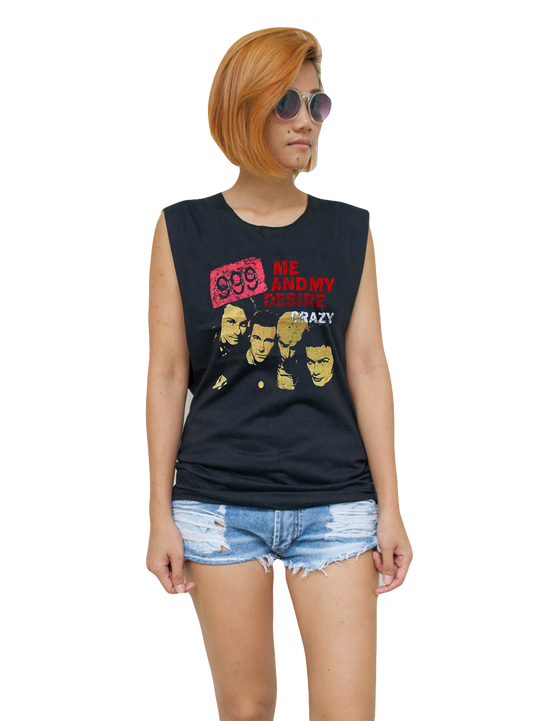 Ladies 999 Me And My Desire Vest Tank-Top Singlet Sleeveless T-Shirt
