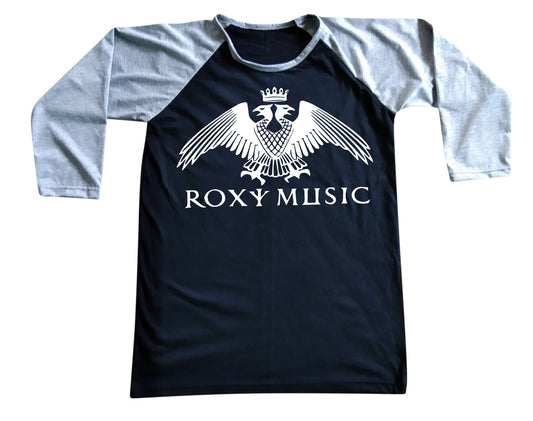 Unisex Roxy Music Raglan 3/4 Sleeve Baseball T-Shirt