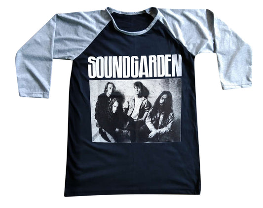 Unisex Soundgarden Chris Cornell Raglan 3/4 Sleeve Baseball T-Shirt