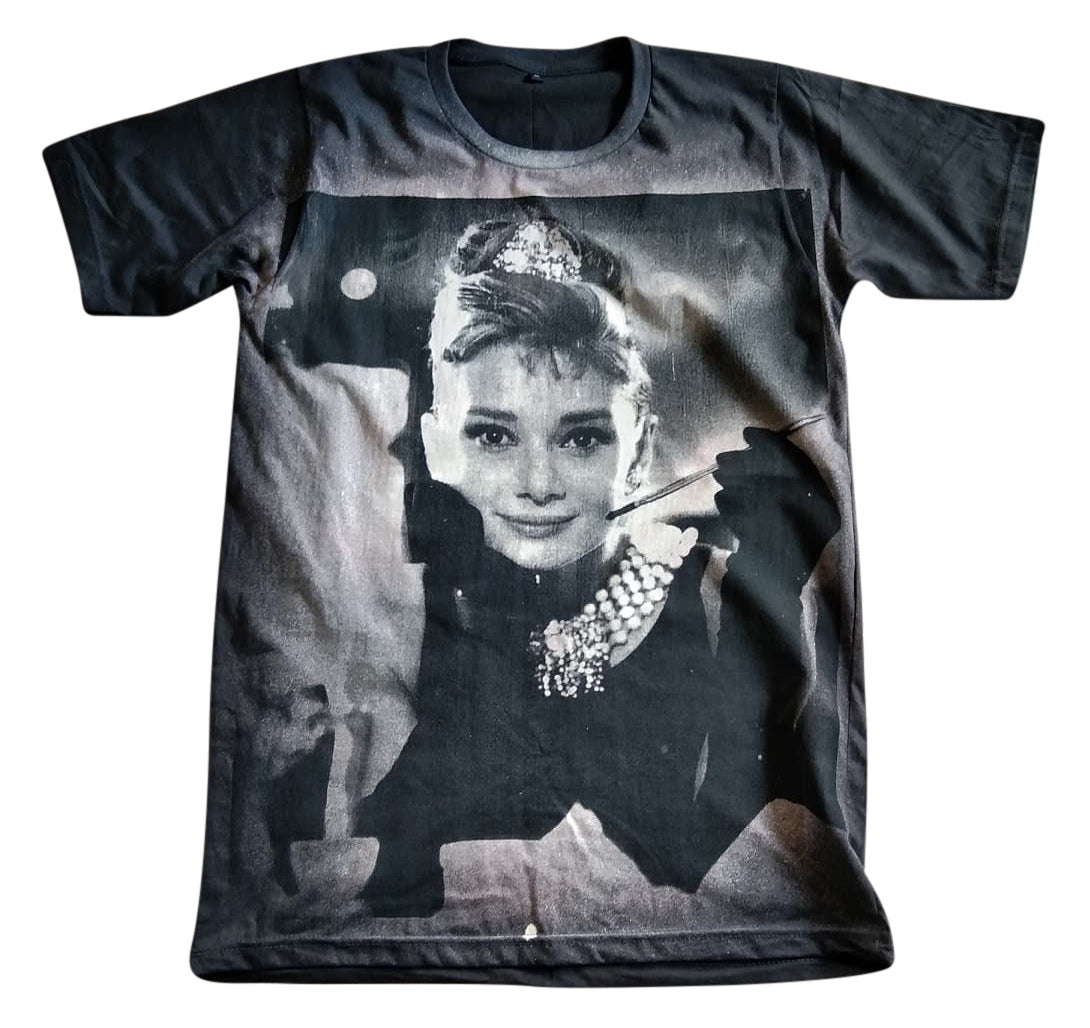 Audrey Hepburn Breakfast At Tiffany's Short Sleeve T-Shirt