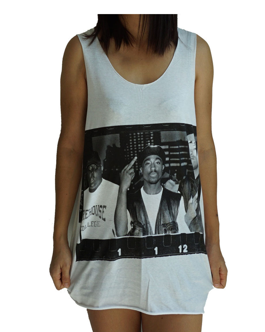 Unisex Biggie Tupac Redman Tank-Top Singlet vest Sleeveless T-shirt