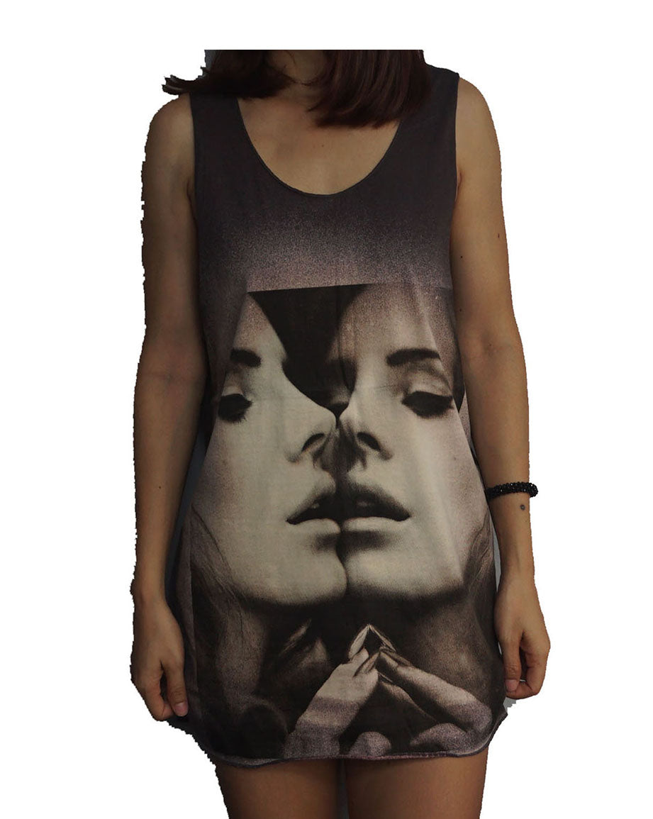 Unisex Lana Del Rey Tank-Top Singlet vest Sleeveless T-shirt